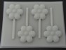 534 Flower Chocolate or Hard Candy Lollipop Mold